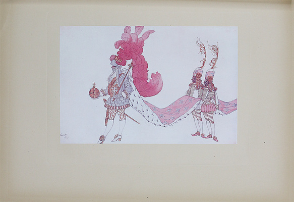 [Рисунки Леона Бакста к балету «Спящая красавица» по сказке Ш. Перро / Музыка П. Чайковского; предисл. Андрея Левинсона]. Paris: Éditeur M. de Brunoff, 1922.